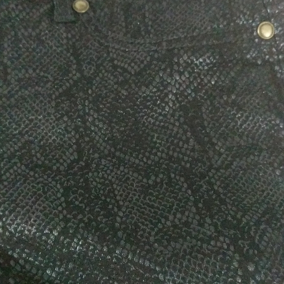 JESSICA Simpson Kiss Me Jegging Blue Snake Print - Size 29 - 30" Inseam - Picture 2 of 9